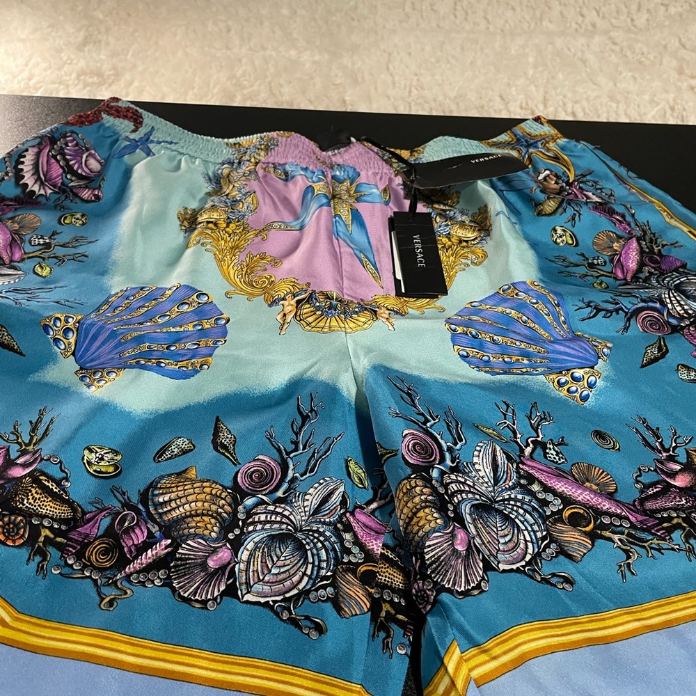 Versace Silk Shorts